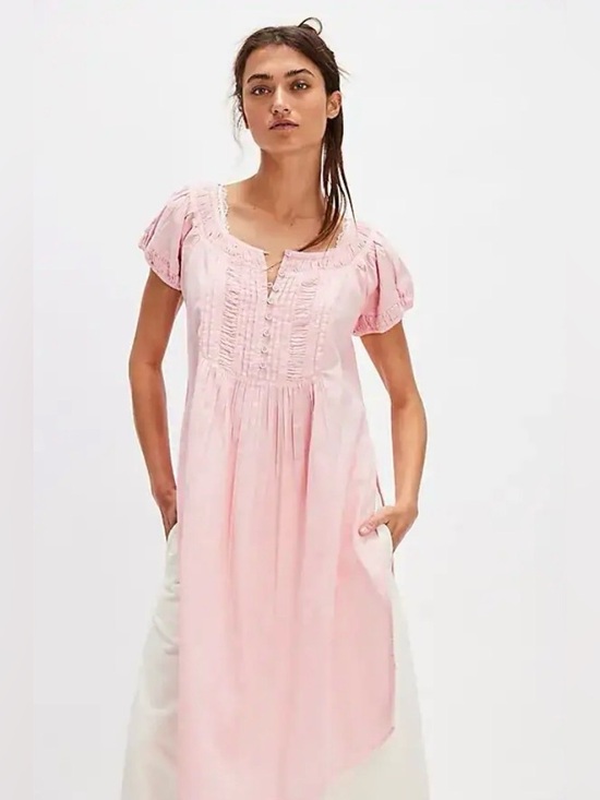 Free People Tops - NWT FREE PEOPLE Fayre Midi Top- Pink Lemon 
$128 MSRP